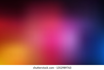 Dark Blue, Red vector blurred template. Creative illustration in halftone style with gradient. Background for designs.