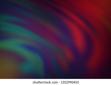 Dark Blue, Red vector blurred bright pattern. A vague abstract illustration with gradient. The template can be used for your brand book.