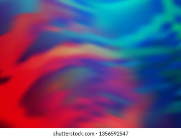 Dark Blue, Red vector blurred bright template. Glitter abstract illustration with an elegant design. The background for your creative designs.