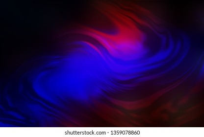 Dark Blue, Red vector blurred template. A completely new colored illustration in blur style. Background for designs.