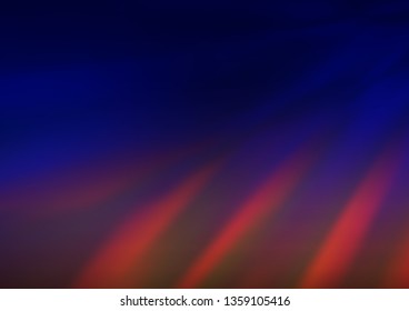 Dark Blue, Red vector blurred and colored background. Colorful abstract illustration with gradient. The blurred design can be used for your web site.