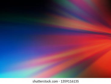 Dark Blue, Red vector blurred and colored template. Colorful abstract illustration with gradient. Brand new style for your business design.