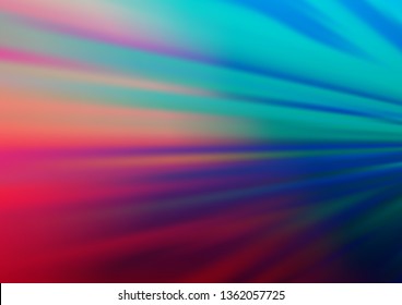 Dark Blue, Red vector blurred and colored template. Colorful abstract illustration with gradient. Brand new design for your business.