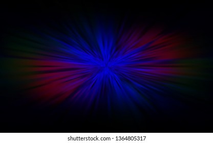 Dark Blue, Red vector blurred shine abstract texture. New colored illustration in blur style with gradient. Background for a cell phone.