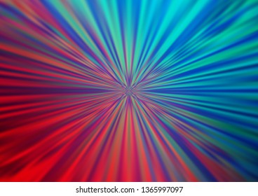 Dark Blue, Red vector blurred and colored background. Modern geometrical abstract illustration with gradient. A completely new template for your design.