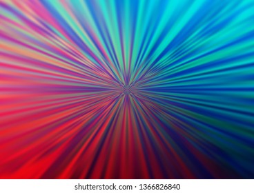 Dark Blue, Red vector blurred bright template. Shining colorful illustration in a Brand new style. A completely new template for your design.