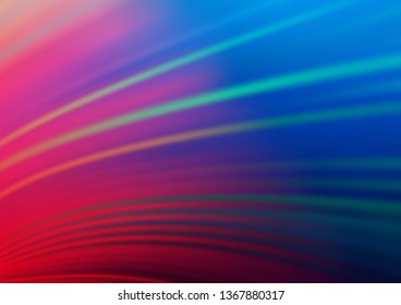 Dark Blue, Red vector blurred bright template. An elegant bright illustration with gradient. Brand new design for your business.