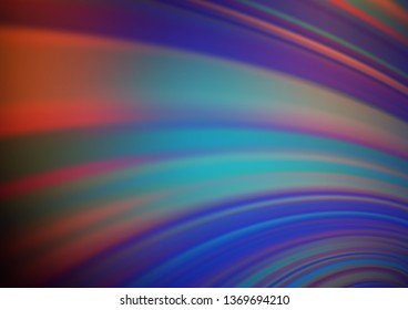 Dark Blue, Red vector blurred bright template. A vague abstract illustration with gradient. A new texture for your design.