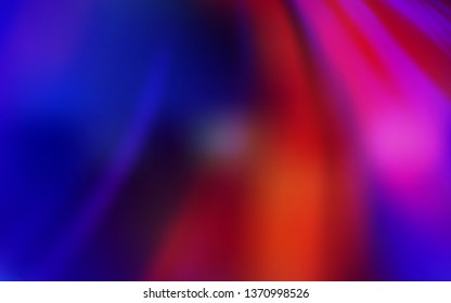 Dark Blue, Red vector blurred and colored pattern. New colored illustration in blur style with gradient. Background for designs.