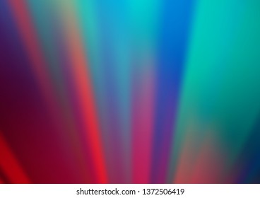 Dark Blue, Red vector blurred and colored background. A completely new color illustration in a bokeh style. The template for backgrounds of cell phones.