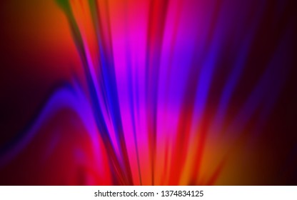 Dark Blue, Red vector blurred shine abstract template. Colorful illustration in abstract style with gradient. New style design for your brand book.