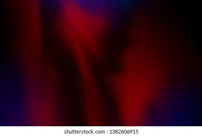 Dark Blue, Red vector blurred shine abstract template. Colorful abstract illustration with gradient. New style design for your brand book.