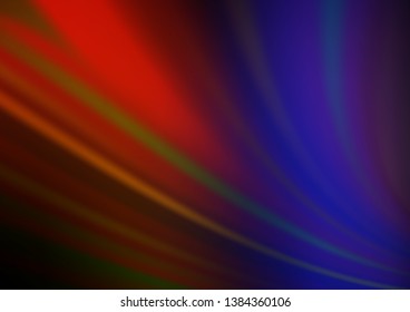Dark Blue, Red vector blurred background. Shining colorful illustration in a Brand new style. The blurred design can be used for your web site.