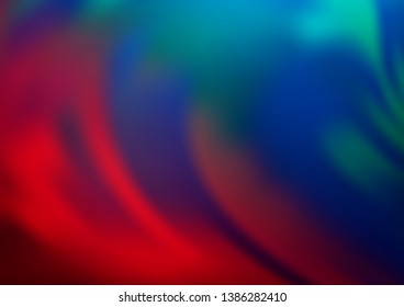 Dark Blue, Red vector blurred and colored background. Shining colorful illustration in a Brand new style. A new texture for your design.
