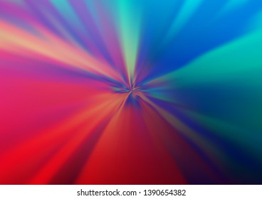 Dark Blue, Red vector blurred bright background. Colorful abstract illustration with gradient. The template can be used for your brand book.