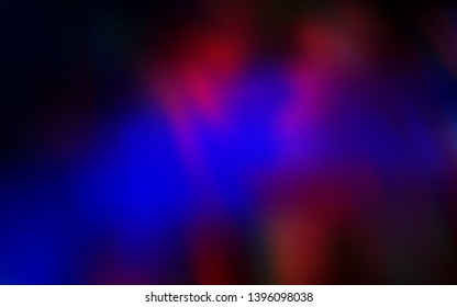 Dark Blue, Red vector blurred bright template. Glitter abstract illustration with gradient design. Smart design for your work.
