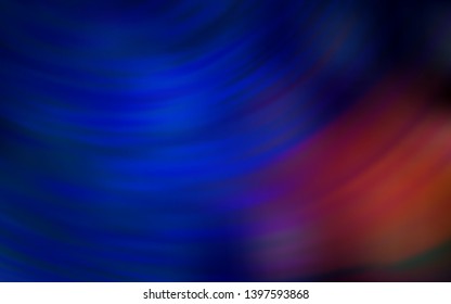 Dark Blue, Red vector blurred bright texture. Glitter abstract illustration with gradient design. New way of your design.