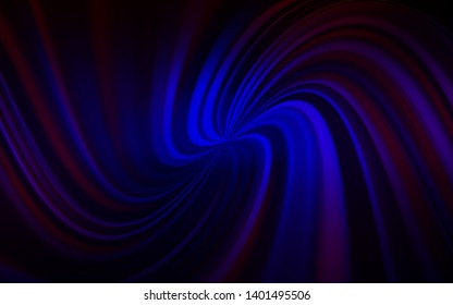 Dark Blue, Red vector blurred template. Glitter abstract illustration with gradient design. Background for designs.