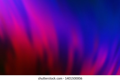Dark Blue, Red vector blurred bright texture. An elegant bright illustration with gradient. Elegant background for a brand book.