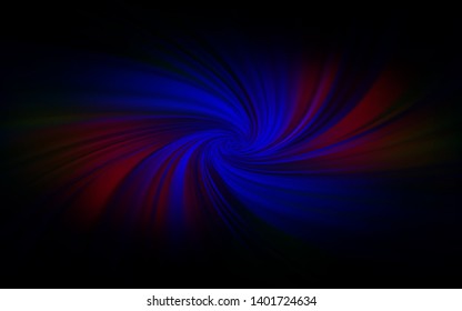 Dark Blue, Red vector blurred shine abstract background. Modern abstract illustration with gradient. Elegant background for a brand book.