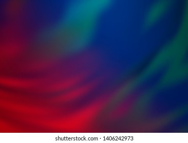 Dark Blue, Red vector blurred background. A vague abstract illustration with gradient. The background for your creative designs.
