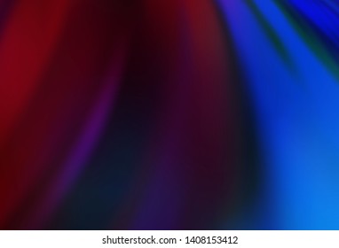 Dark Blue, Red vector blurred pattern. A completely new colored illustration in blur style. Elegant background for a brand book.