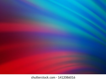 Dark Blue, Red vector blurred and colored template. Creative illustration in halftone style with gradient. The elegant pattern for brand book.