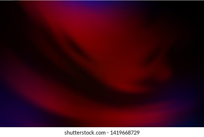 Dark Blue, Red vector blurred bright texture. An elegant bright illustration with gradient. Blurred design for your web site.