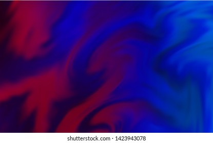 Azul oscuro, Vector rojo borroso brillo textura abstracta. Abstractas ilustración colorida con gradiente. Nueva forma de su diseño.