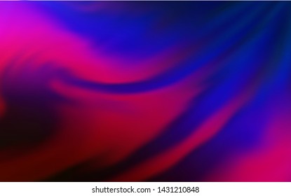 Dark Blue, Red vector blurred shine abstract texture. Creative illustration in halftone style with gradient. Elegant background for a brand book.