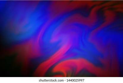 Dark Blue, Red vector blurred background. Colorful abstract illustration with gradient. Background for designs.