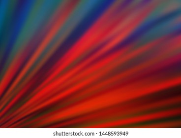 Dark Blue, Red vector blurred shine abstract template. Colorful abstract illustration with gradient. The template for backgrounds of cell phones.
