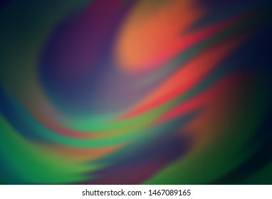 Dark Blue, Red vector blurred bright pattern. Creative illustration in halftone style with gradient. New style design for your brand book.