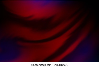 Dark Blue, Red vector blurred pattern. Abstract colorful illustration with gradient. Blurred design for your web site.