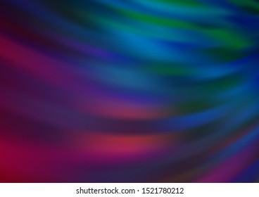 Dark Blue, Red vector blurred bright background. A completely new color illustration in a bokeh style. The elegant pattern for brand book.