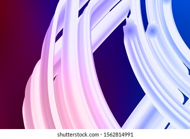 Dark Blue, Red vector blurred shine abstract background. An elegant bright illustration with gradient. Smart design for your work.