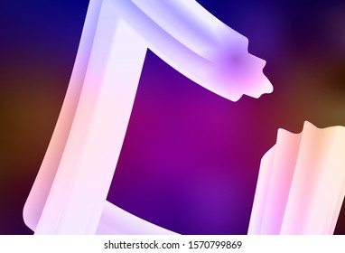 Dark Blue, Red vector blurred bright pattern. An elegant bright illustration with gradient. Smart design for your work.