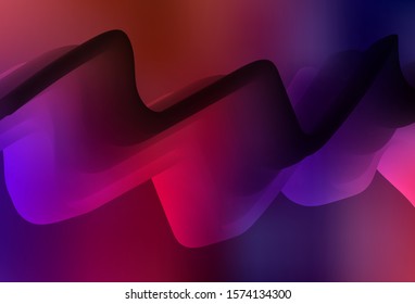Dark Blue, Red vector blurred background. Shining colored illustration in smart style. Background for designs.