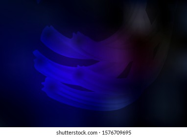 Dark Blue, Red vector blurred template. A completely new colored illustration in blur style. Elegant background for a brand book.