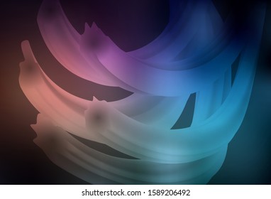 Dark Blue, Red vector blurred shine abstract background. Colorful abstract illustration with gradient. Background for designs.