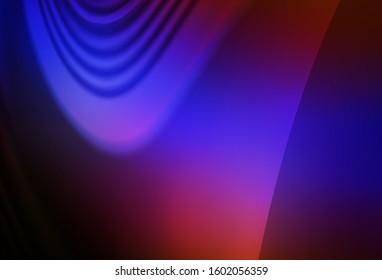 Dark Blue, Red vector blurred bright pattern. Colorful illustration in abstract style with gradient. Background for designs.