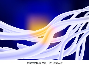 Dark Blue, Red vector blurred shine abstract background. Glitter abstract illustration with gradient design. New style for your business design.