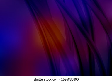 Dark Blue, Red vector blurred and colored pattern. Modern abstract illustration with gradient. Background for designs.