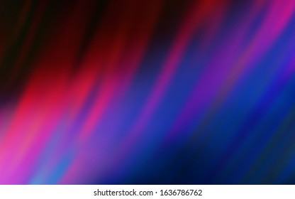 Dark Blue, Red vector blurred pattern. A completely new colored illustration in blur style. Background for a cell phone.