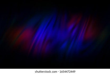 Dark Blue, Red vector blurred shine abstract texture. Colorful abstract illustration with gradient. Background for designs.