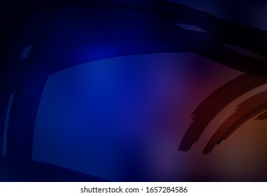 Azul oscuro, rojo vectorial difuminado brillan la plantilla abstracta. Nueva ilustración de color en estilo borroso con degradado. Nuevo diseño para su negocio.