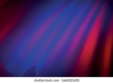 Dark Blue, Red vector blurred shine abstract texture. Creative illustration in halftone style with gradient. Blurred design for your web site.