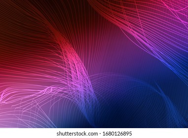Azul oscuro, vector rojo borrosa textura brillante. Ilustración abstracta moderna con degradado. Nuevo diseño para su negocio.