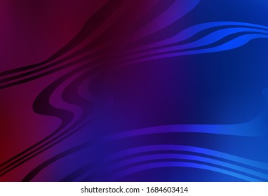 Dark Blue, Red vector blurred background. An elegant bright illustration with gradient. New style design for your brand book.