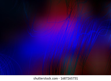 Dark Blue, Red vector blurred template. Glitter abstract illustration with gradient design. Elegant background for a brand book.